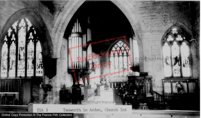 Photo of Tanworth In Arden, Church Interior c.1965
