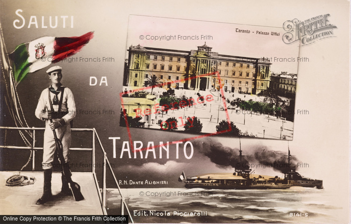 Photo of Taranto, Saluti Da Taranto c.1920
