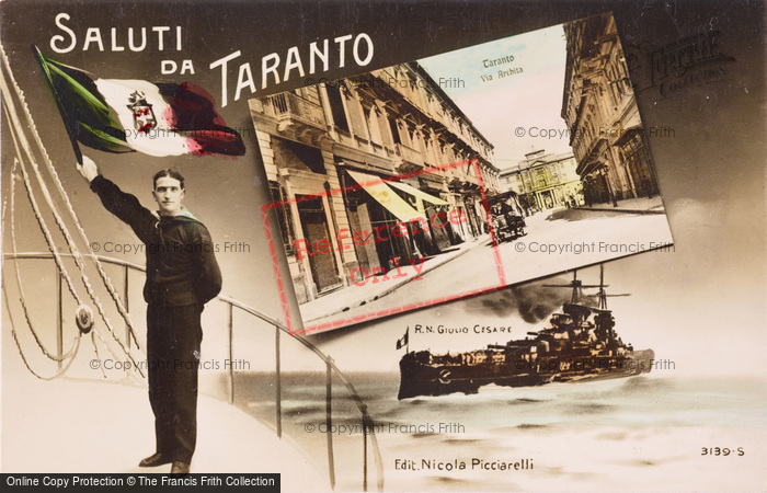 Photo of Taranto, Saluti Da Taranto c.1920