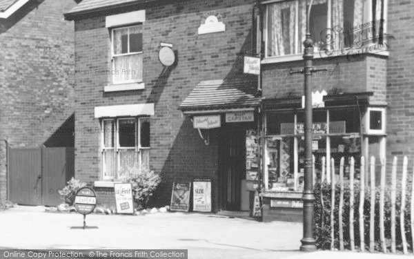 Photo of Tarleton, Shop On Church Road c.1955