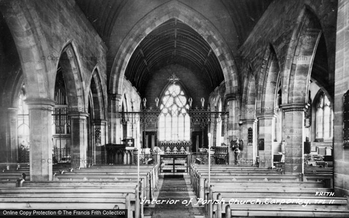 Photo of Tarporley, St Helen's Church, Interior c.1955