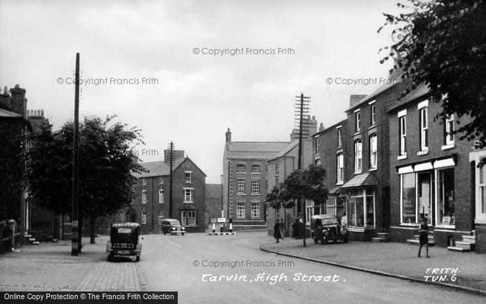 Photo of Tarvin, High Street c.1955