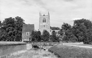 Church Of The Holy Trinity And Castle Guardhouse c.1955, Tattershall