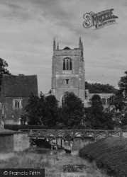 Church Of The Holy Trinity And Castle Guardhouse c.1955, Tattershall