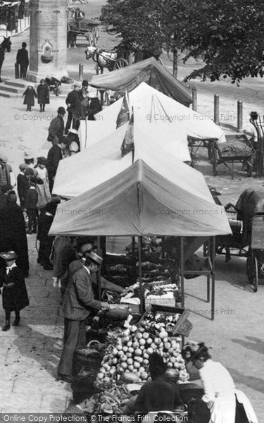 Photo of Taunton, A Market Stall 1894