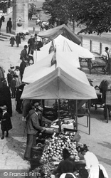 A Market Stall 1894, Taunton