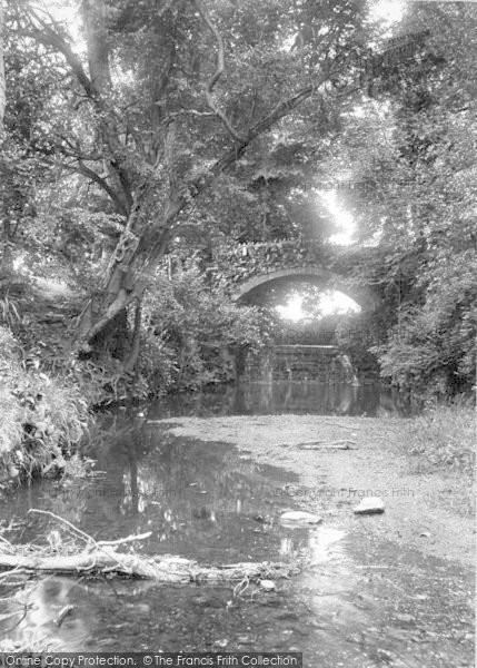 Photo of Taunton, Batts Park Bridge 1906