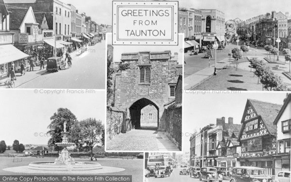 Photo of Taunton, Composite c.1955