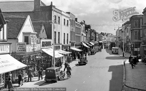 Photo of Taunton, East Street c.1950