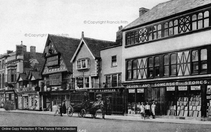 Photo of Taunton, Fore Street, Old Houses 1912