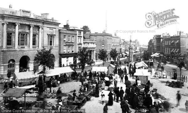 Photo of Taunton, Market Place 1886
