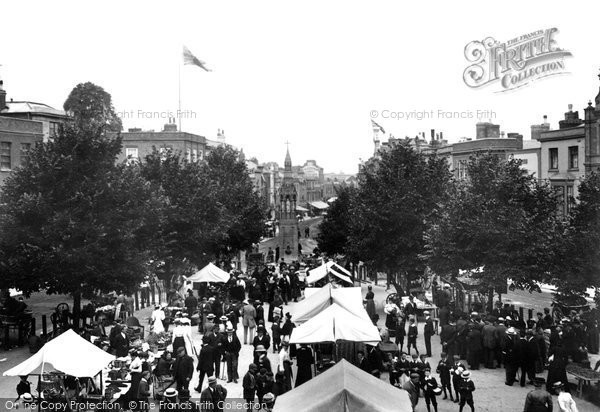 Photo of Taunton, Market Place 1902