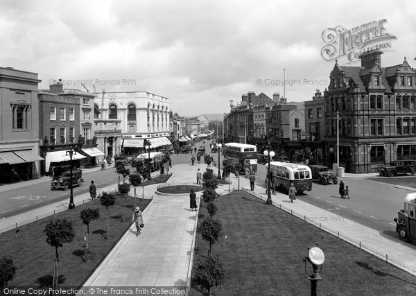 Photo of Taunton, Parade And North Street 1935