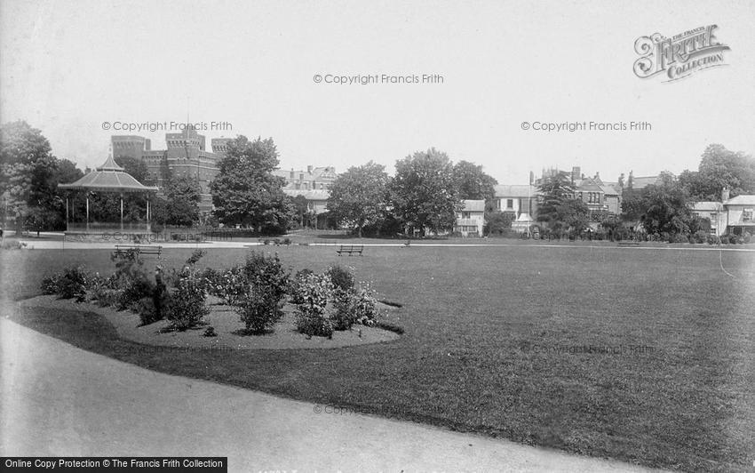 Taunton, Park and Barracks 1897