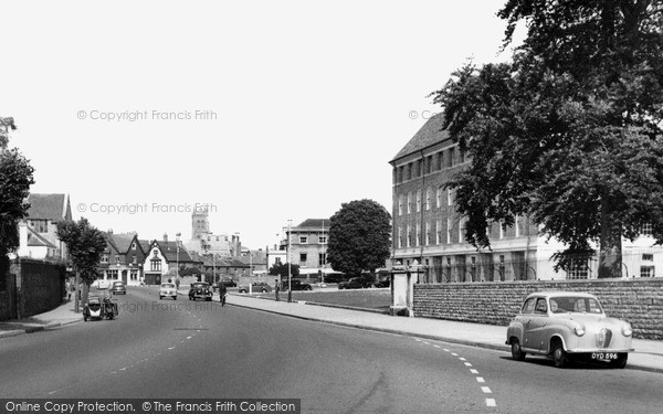 Photo of Taunton, Park Street And County Hall c.1960