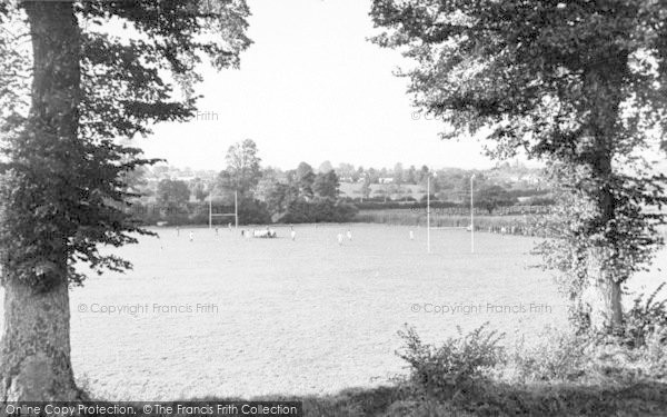 Photo of Taunton, Queen's College Playing Fields c.1955