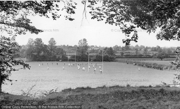 Photo of Taunton, Rugby At Queen's College Playing Fields c.1955