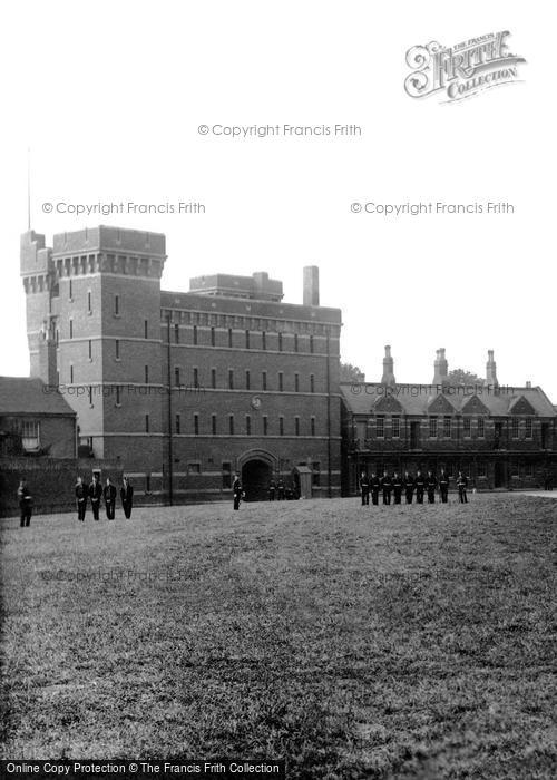 Photo of Taunton, Soldiers At The Barracks 1894