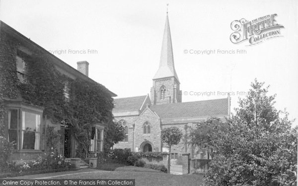 Photo of Taunton, St Andrew's Church And Vicarage 1912