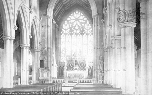 Photo of Taunton, St George's Rc Church Interior 1894