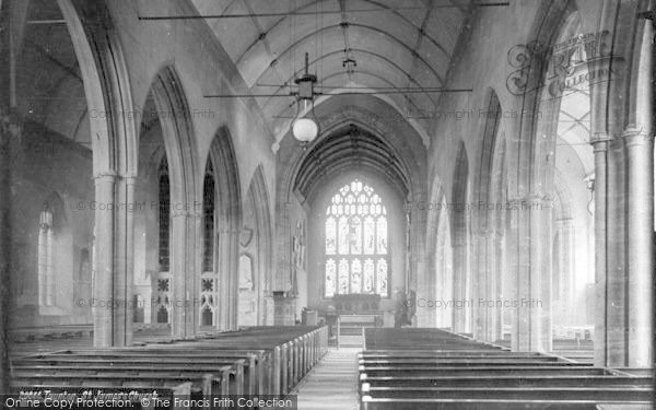 Photo of Taunton, St James' Church Interior 1888