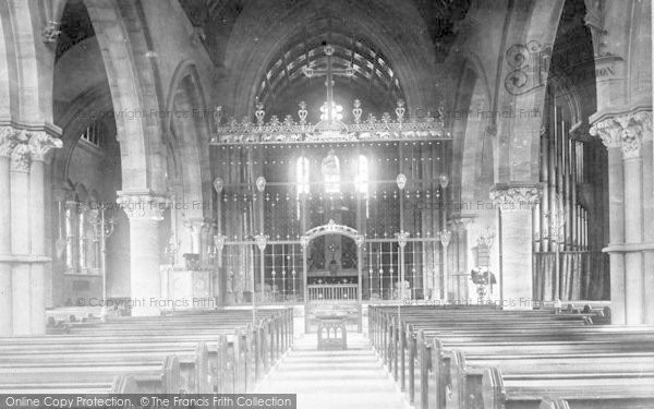 Photo of Taunton, St John's Church Interior 1894