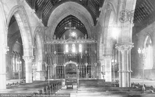 Photo of Taunton, St John's Church Interior 1902