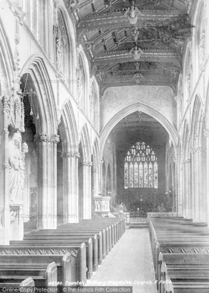 Photo of Taunton, St Mary Magdalene Church Interior 1902