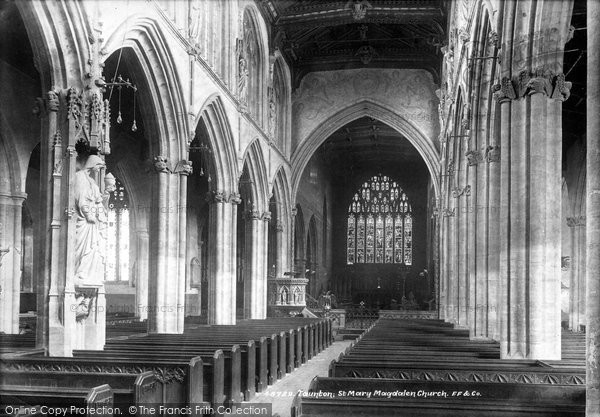 Photo of Taunton, St Mary Magdalene's Church Interior 1902