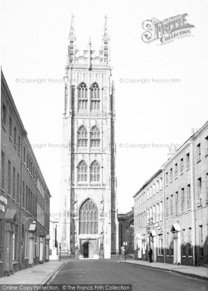 Photo of Taunton, St Mary's Church c.1960