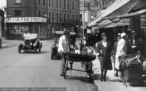 Photo of Taunton, Stall In East Street 1929