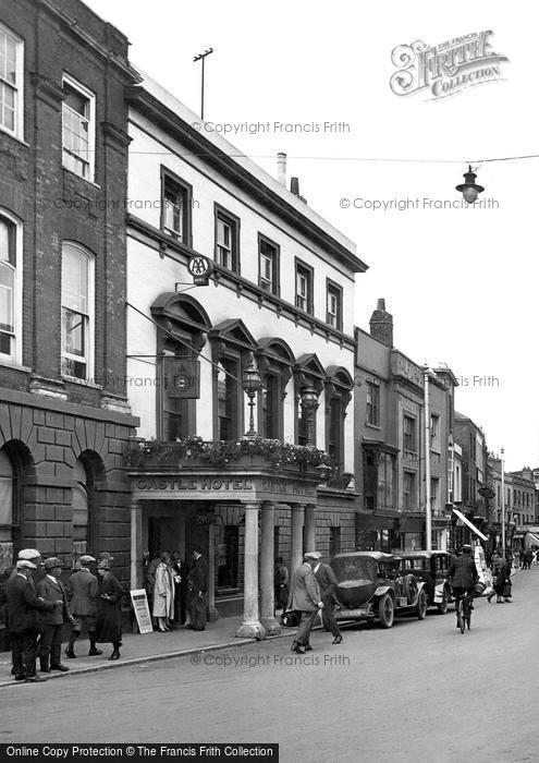 Photo of Taunton, The Castle Hotel, North Street 1925