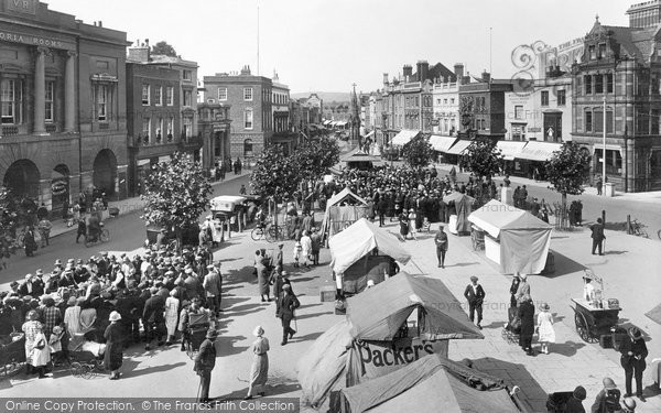 Photo of Taunton, The Market 1925