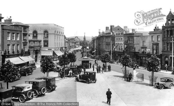 Photo of Taunton, The Parade And North Street 1929