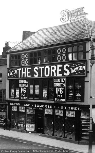 Photo of Taunton, The Stores, Fore Street 1902