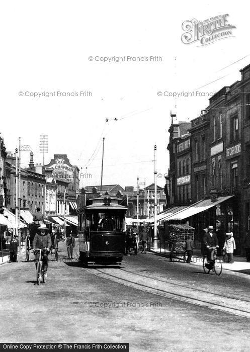 Photo of Taunton, Traffic On North Street 1906