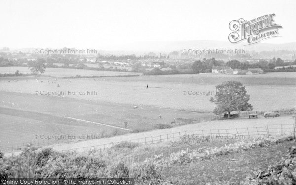 Photo of Taunton, View From Queen's College c.1950