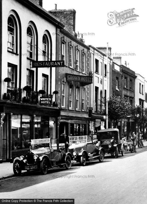 Photo of Taunton, White's Hotel And Crown Hotel 1925
