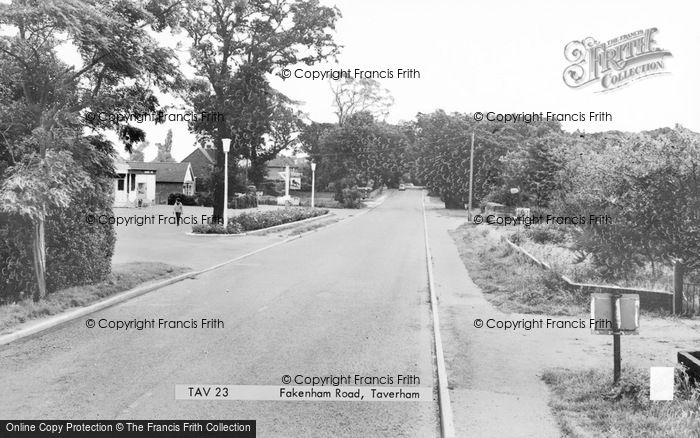 Photo of Taverham, Fakenham Road c.1960