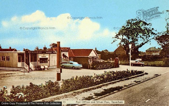 Photo of Taverham, Post Office And Silver Fox c.1960