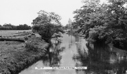 River Wensum From The Bridge c.1960, Taverham