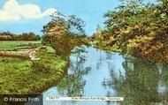 River Wensum From The Bridge c.1960, Taverham