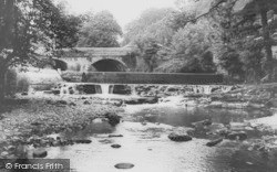 Abbey Bridge And Weir c.1965, Tavistock