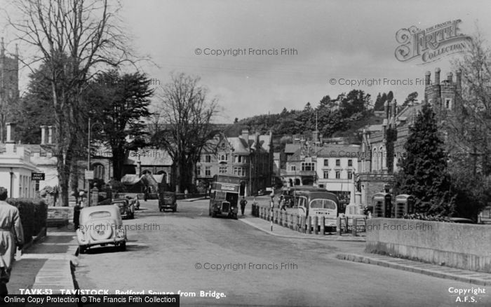 Photo of Tavistock, Bedford Square From Bridge c.1955