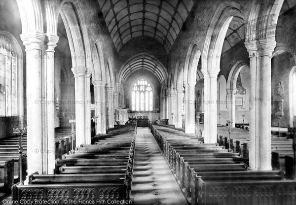 Photo of Tavistock, Church Interior 1890