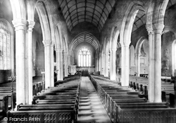 Church Interior 1890, Tavistock