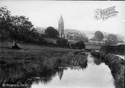Fitzford Church From The Canal 1893, Tavistock