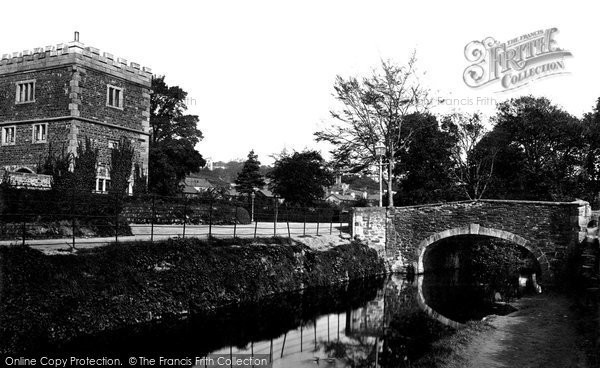 Photo of Tavistock, Fitzford House And Bridge c.1875
