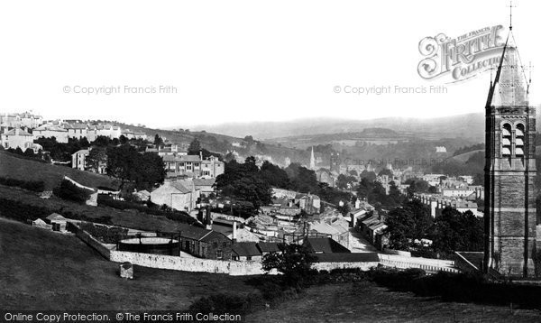 Photo of Tavistock, From Above Gas Works c.1875
