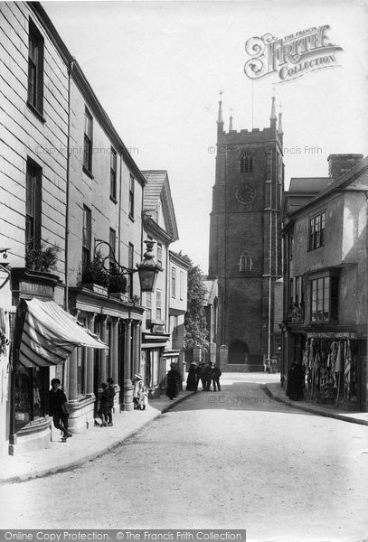 Photo of Tavistock, Market Street And Church Tower 1908
